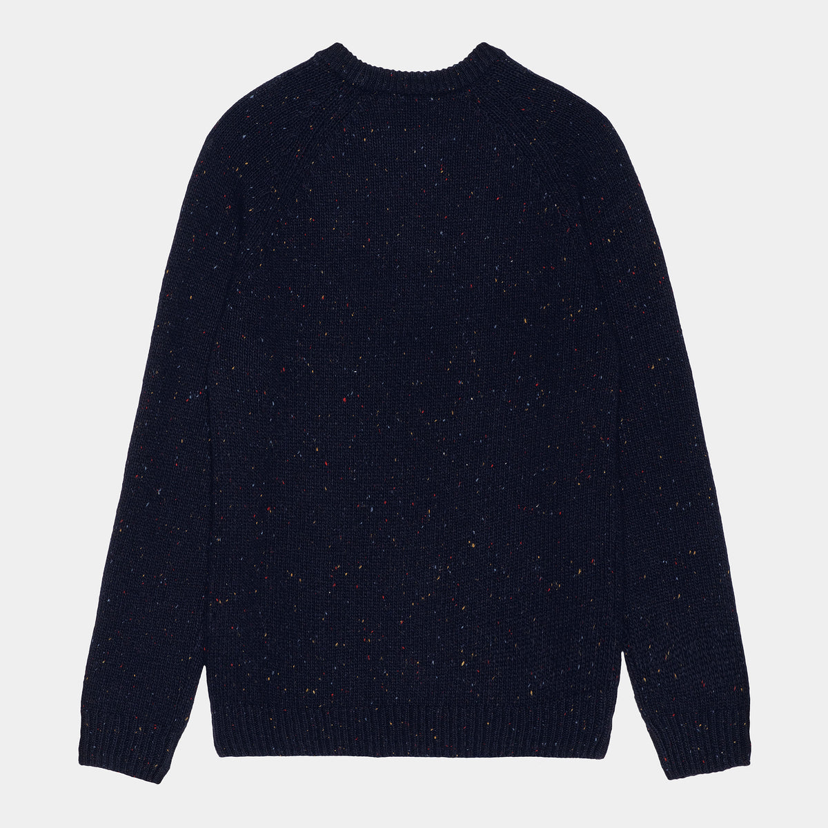 Carhartt WIP Anglistic Sweater - Dark Navy Heather