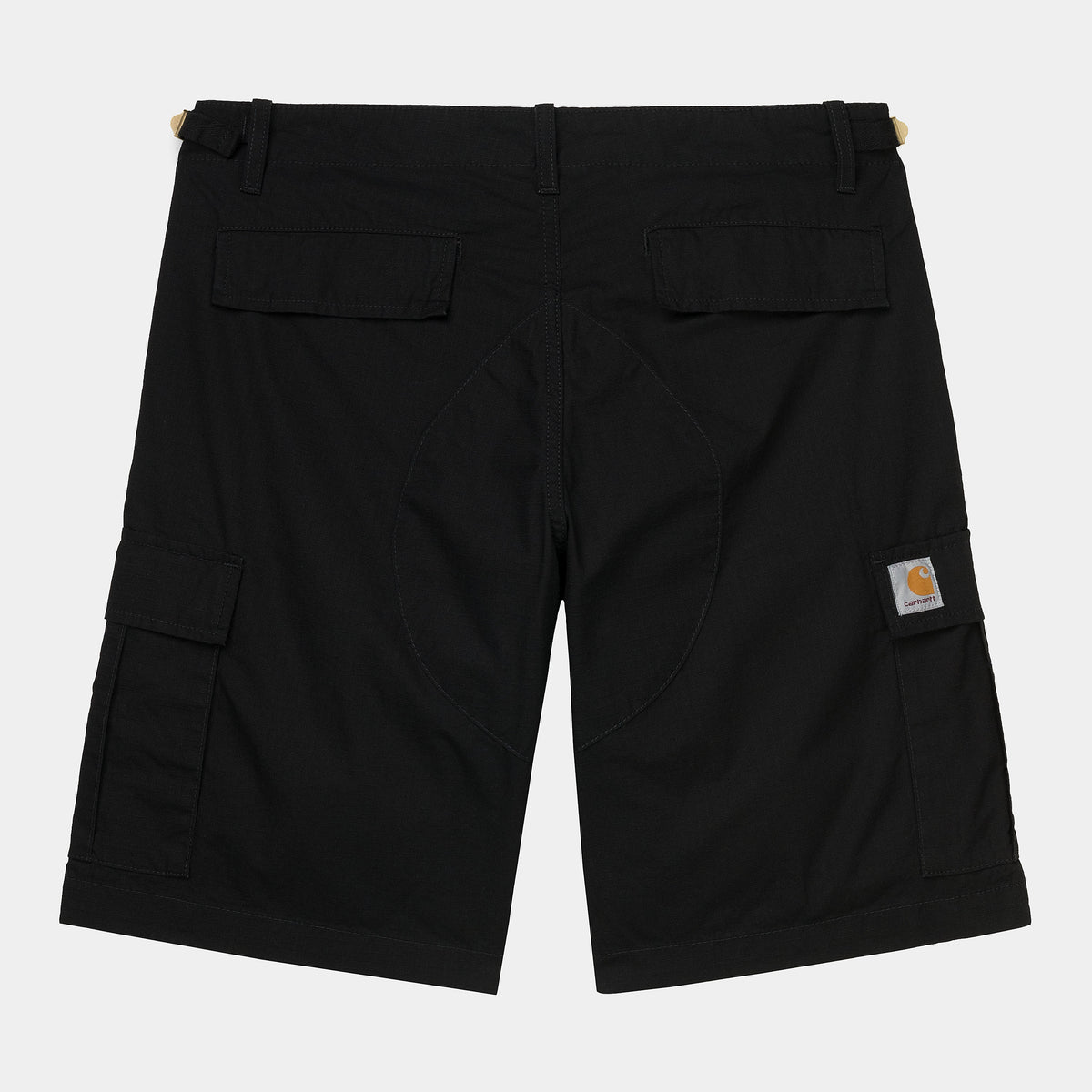 Carhartt WIP Aviation Short - Black Rinsed