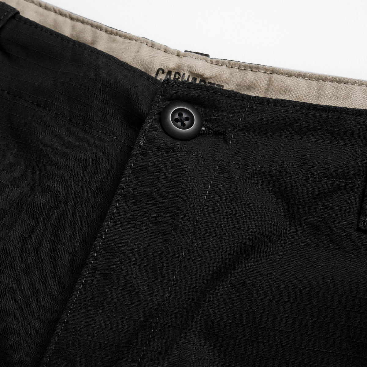 Carhartt WIP Aviation Short - Black Rinsed