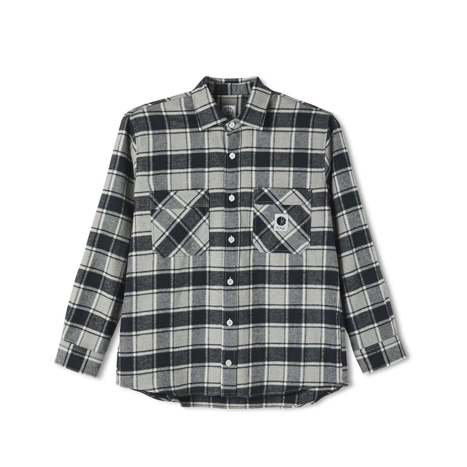 Polar Skate Co Flannel Shirt - Black