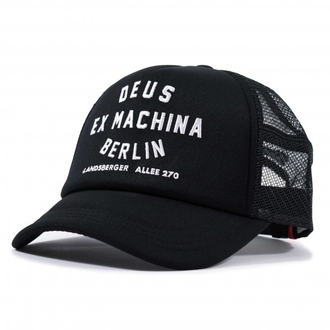 Deus Ex Machina Berlin Address Trucker - Black