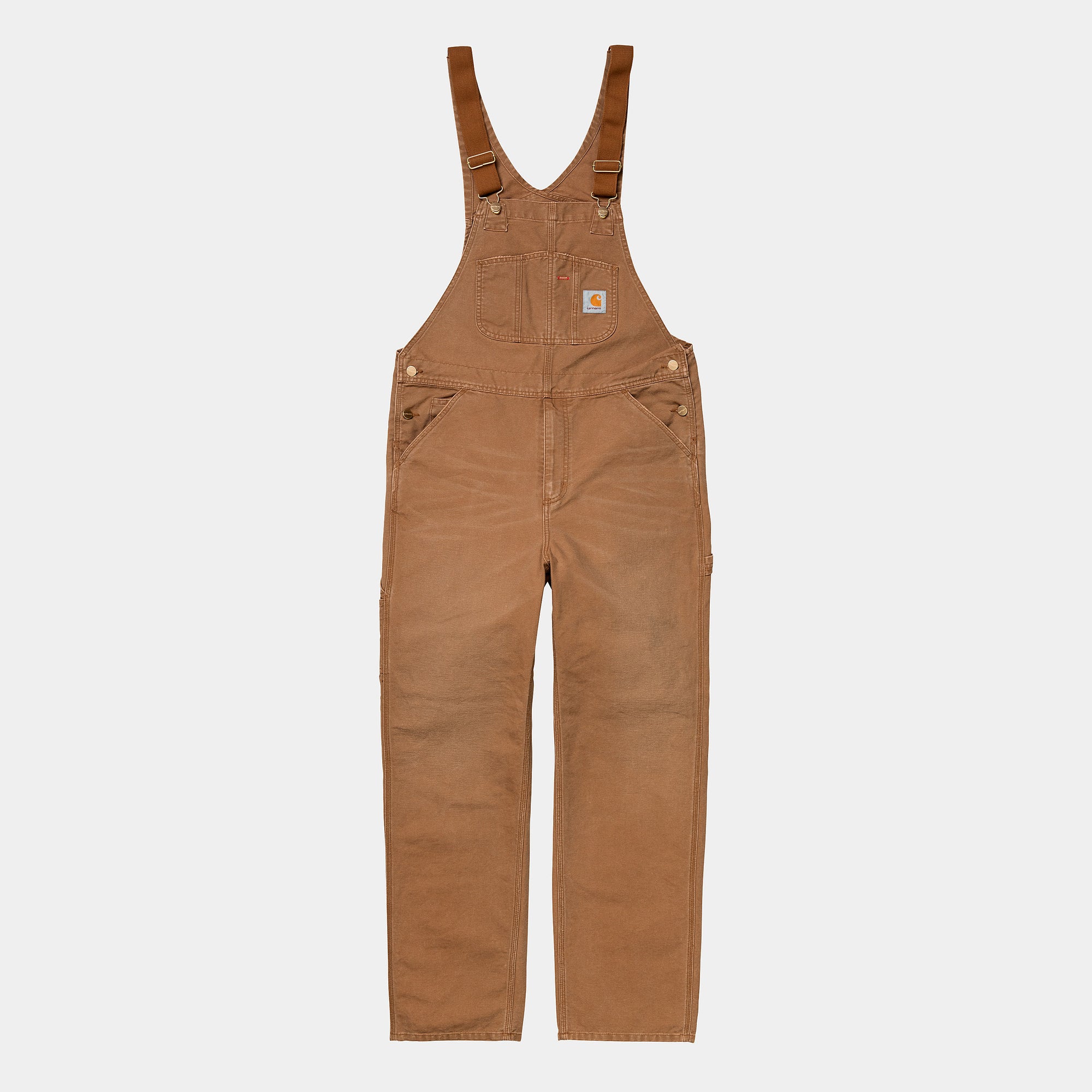 Carhartt WIP Bib Overall - Hamilton Brown ( Aged Canvas)