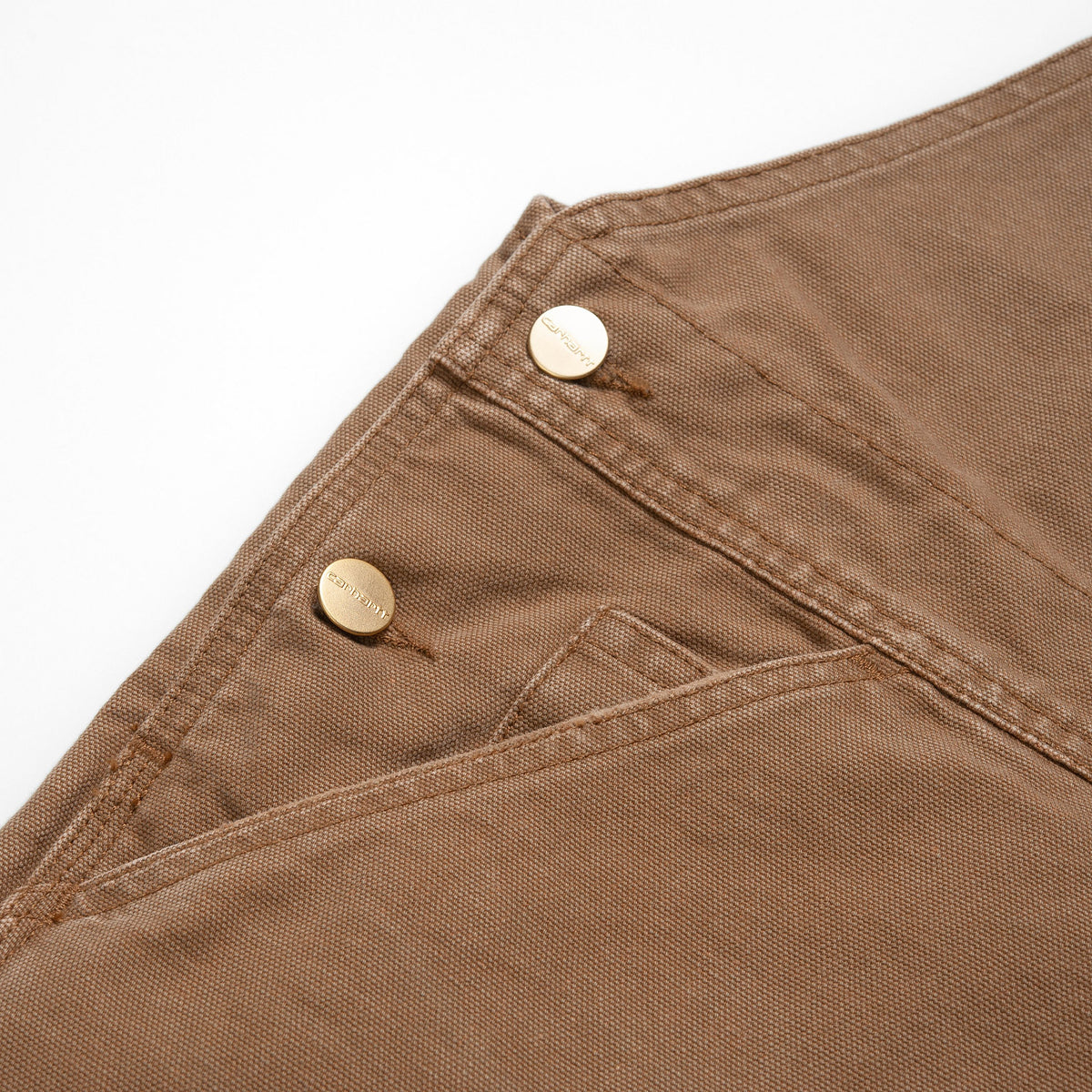 Carhartt WIP Bib Overall - Hamilton Brown ( Aged Canvas)