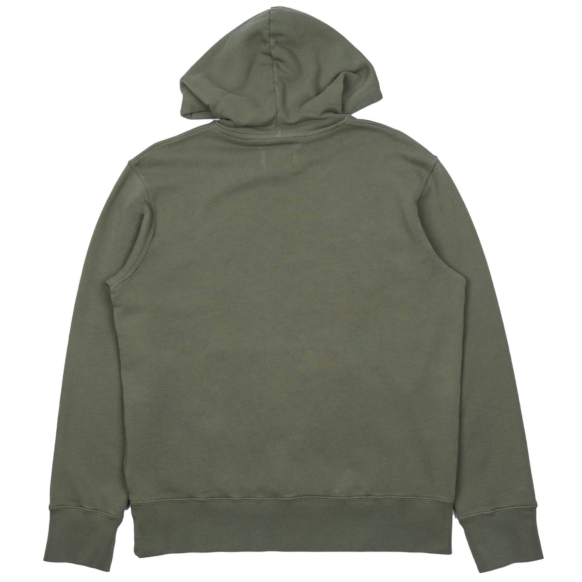 Folk Boxy Hoodie - Mid Olive