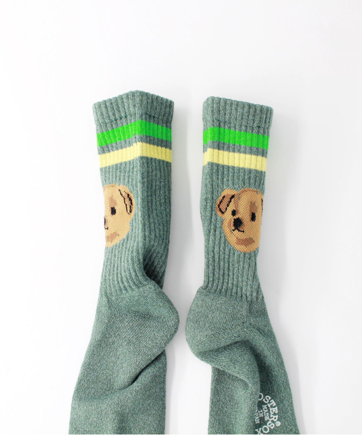 Rostersox Bear Moku Sock - Green