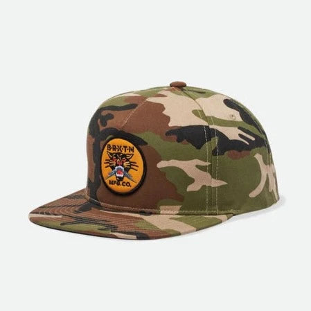 Brixton Sparks MP Snapback - Camo Surplus
