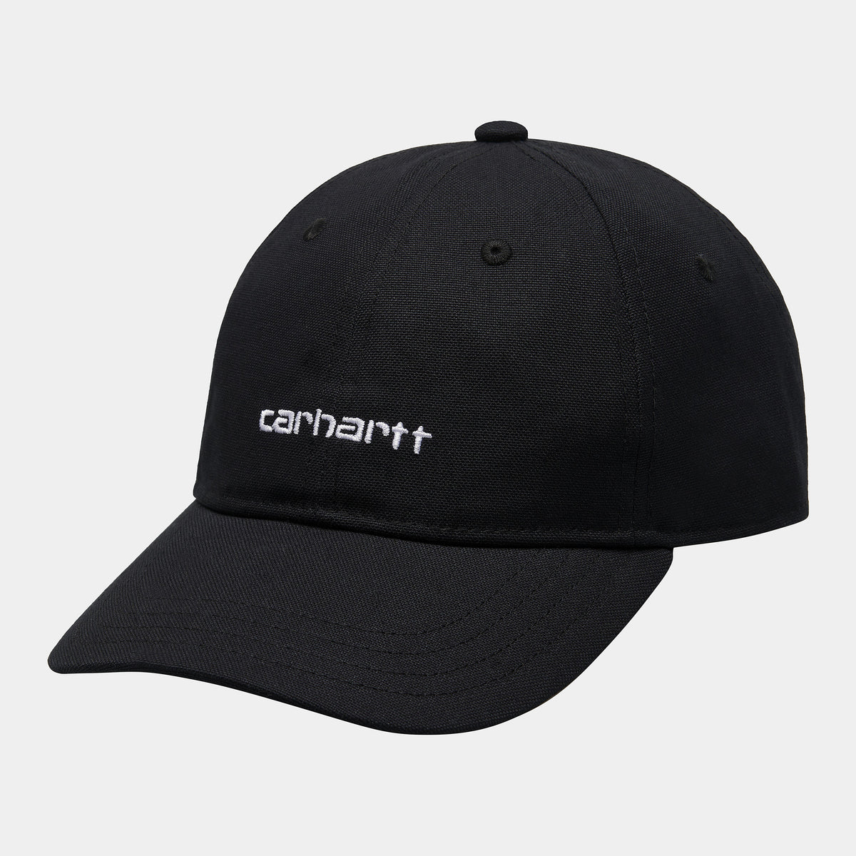 Carhartt WIP Canvas Script Cap - Black