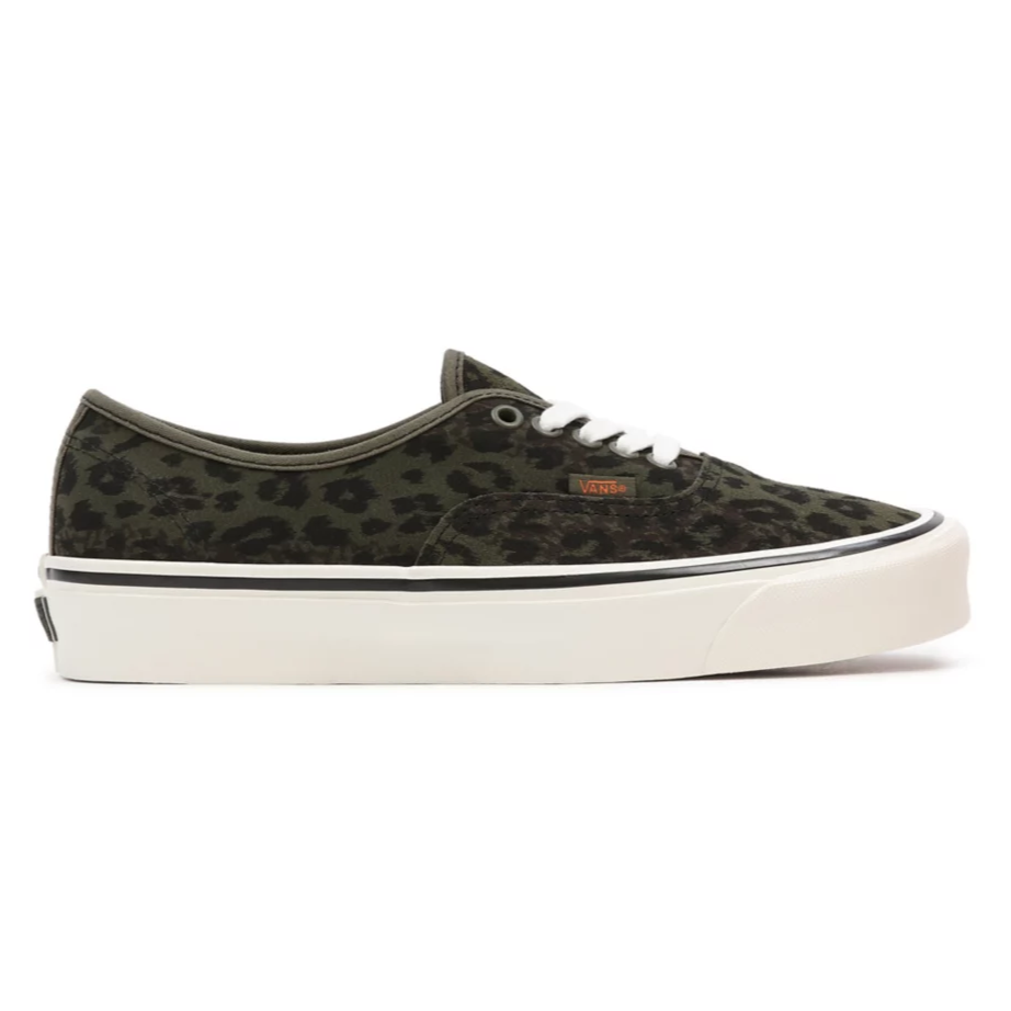 Green vans with leopard print hot sale