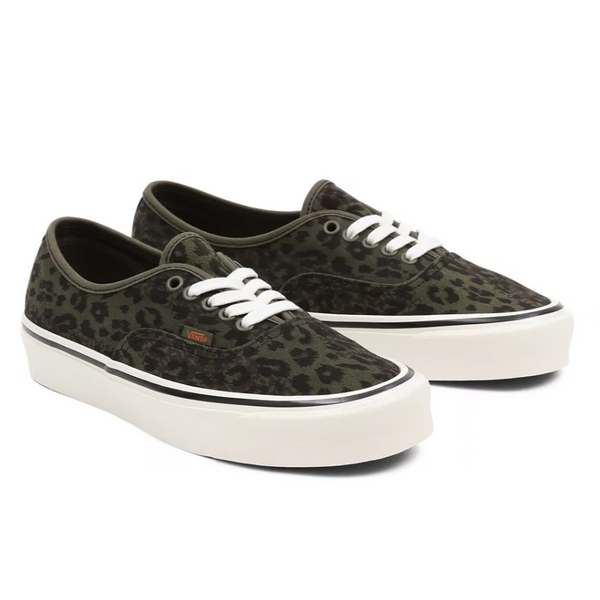 Buy the Vans Authentic 44 DX - Green Leopard | Jingo Clothing