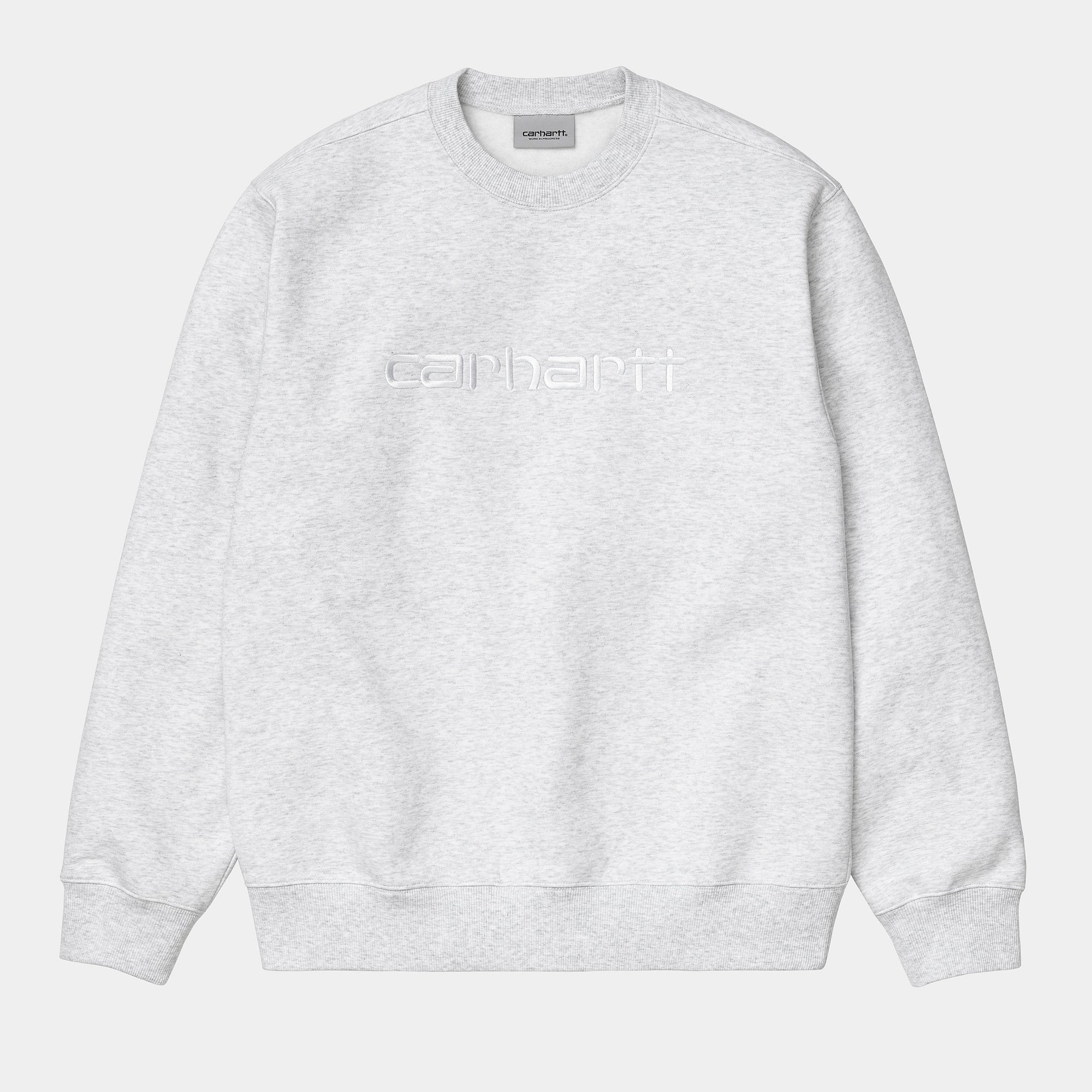 Carhartt WIP Carhartt Sweat - Ash Heather / White