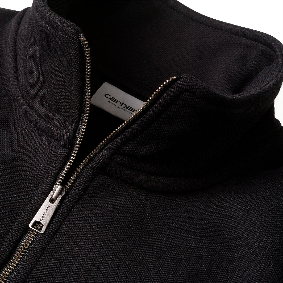 Carhartt WIP Chase Zip Neck - Black / Gold