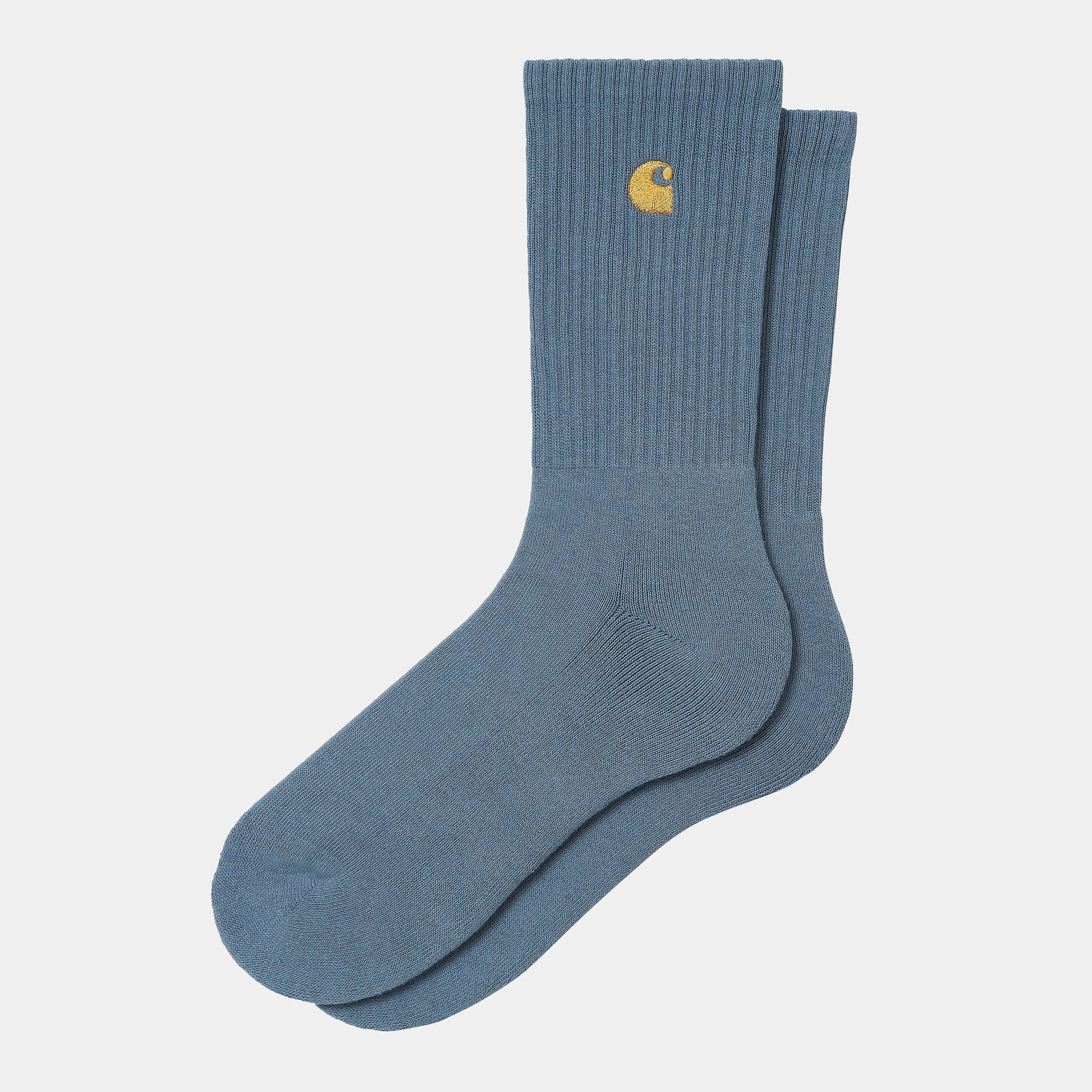 Carhartt WIP Chase Socks - Storm Blue / Gold