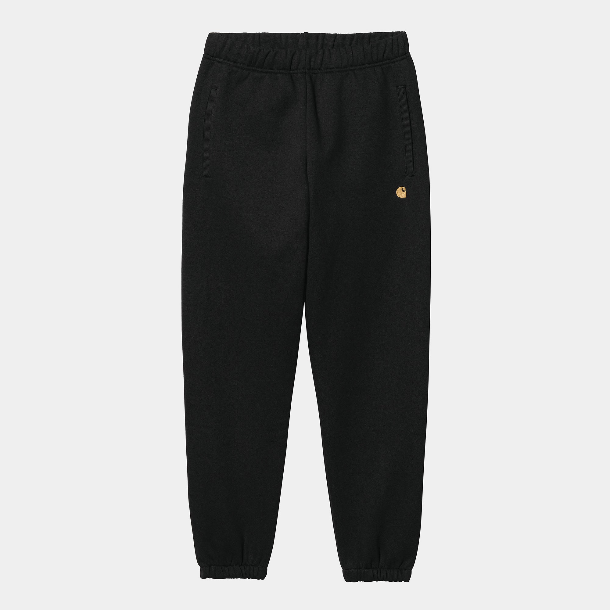 Carhartt WIP Chase Sweat Pant - Black / Gold