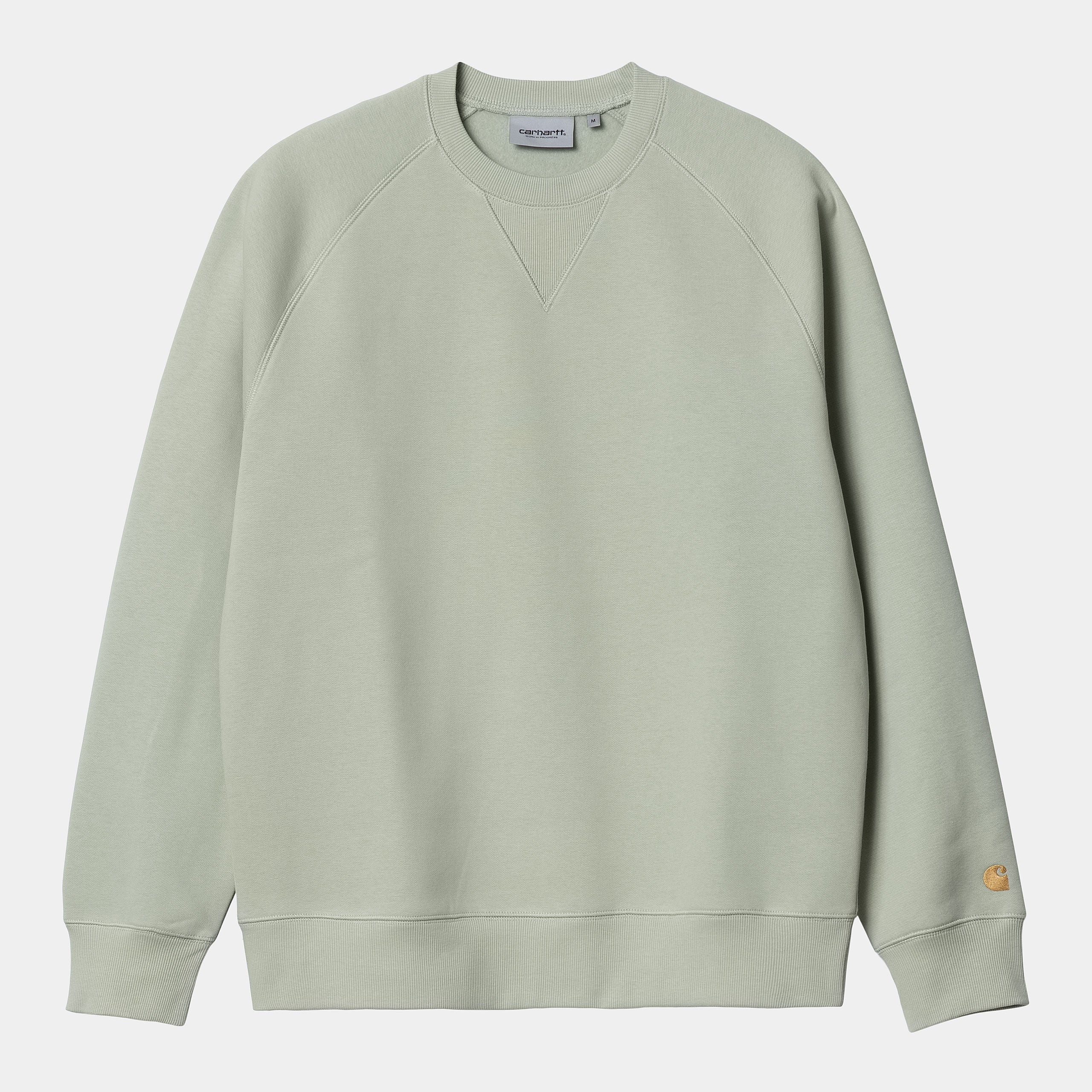Buy the Carhartt WIP Chase Sweat - Agave / Gold