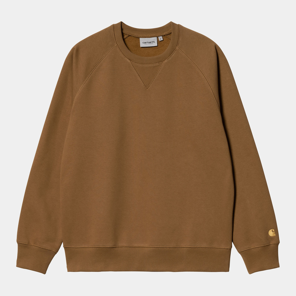 Carhartt WIP Chase Sweat - Hamilton Brown / Gold
