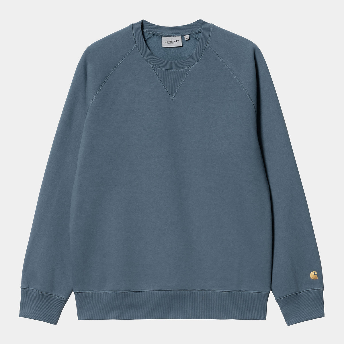 Carhartt WIP Chase Sweat - Storm Blue / Gold