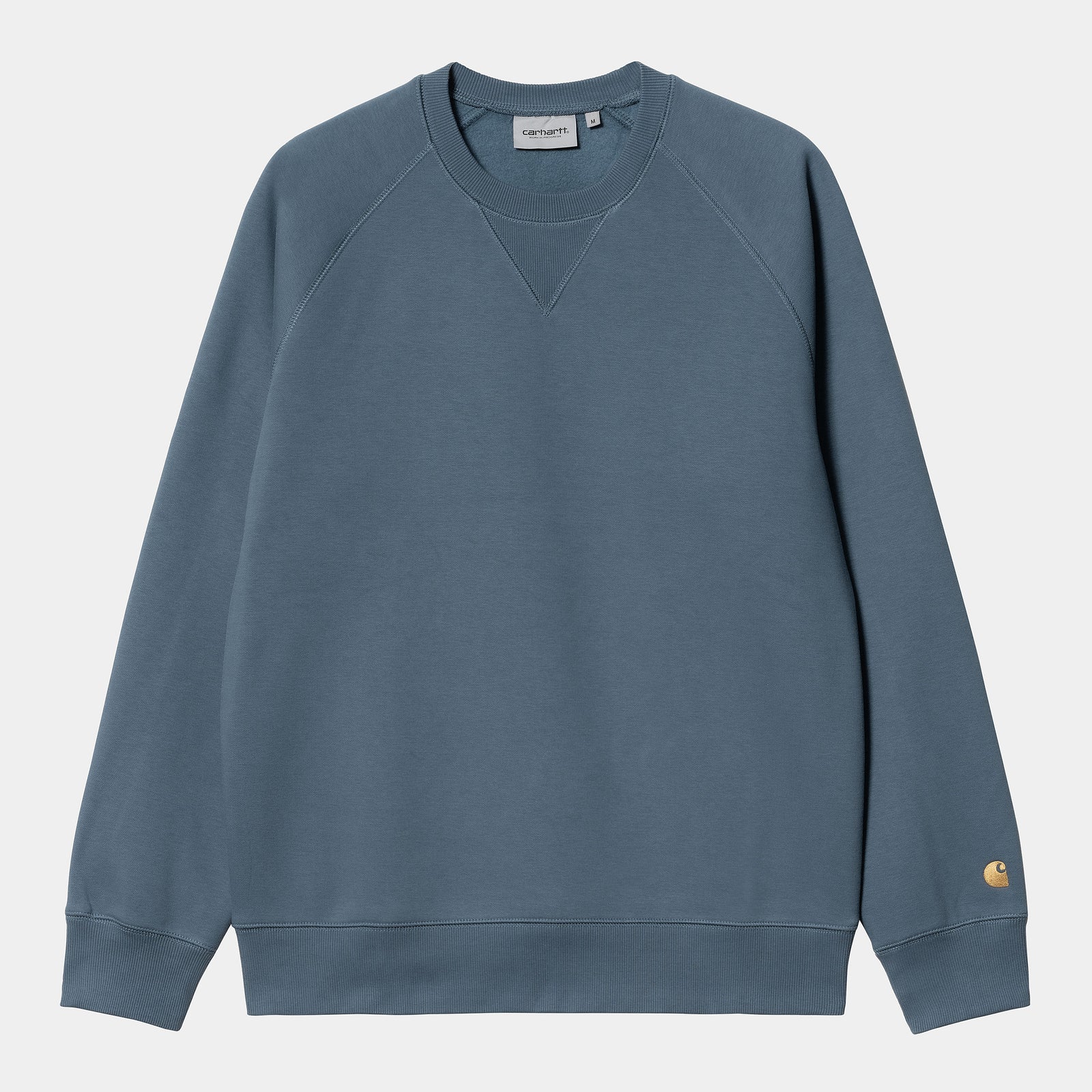 Carhartt WIP Chase Sweat - Storm Blue / Gold