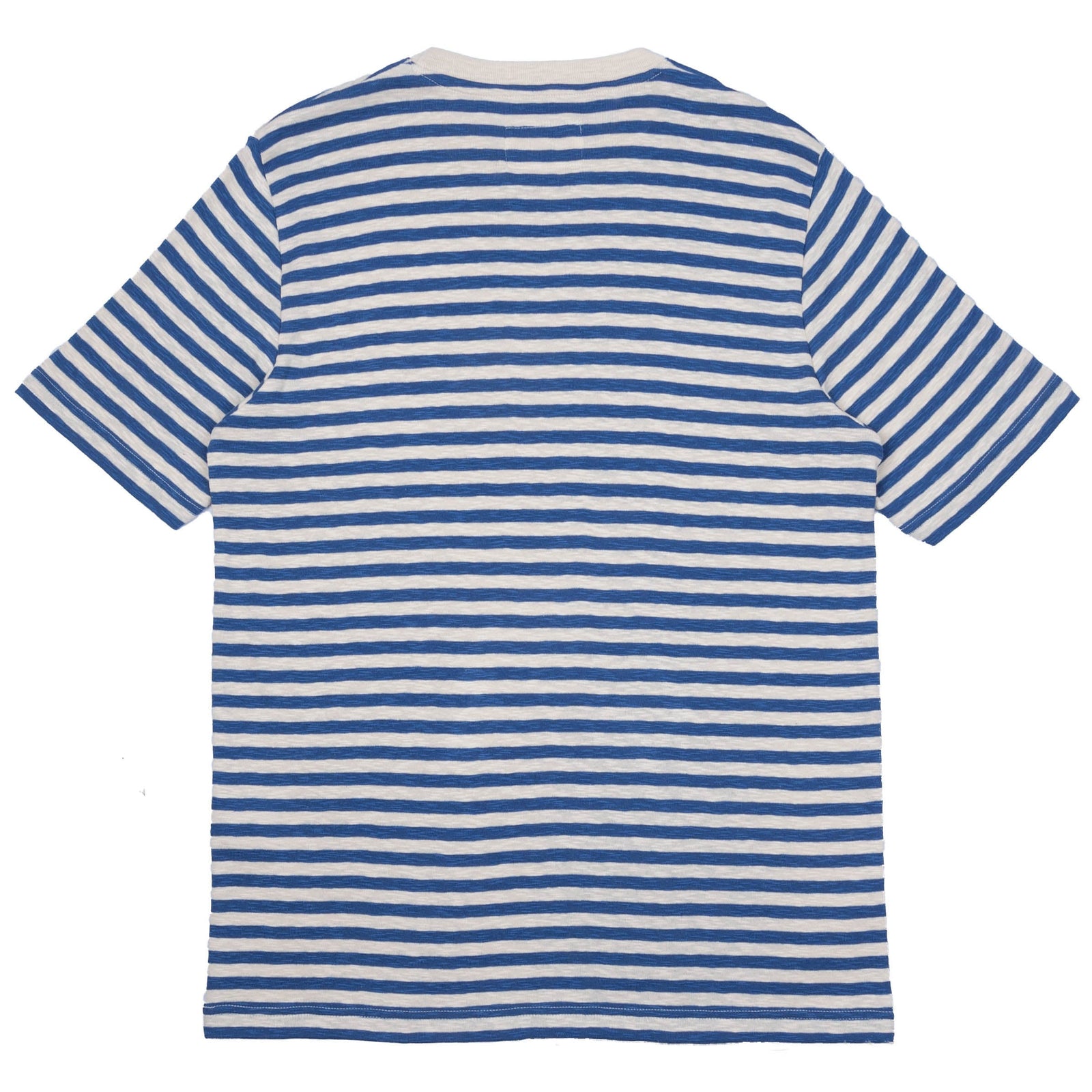 Folk Classic Stripe T-Shirt - Woad / Ecru