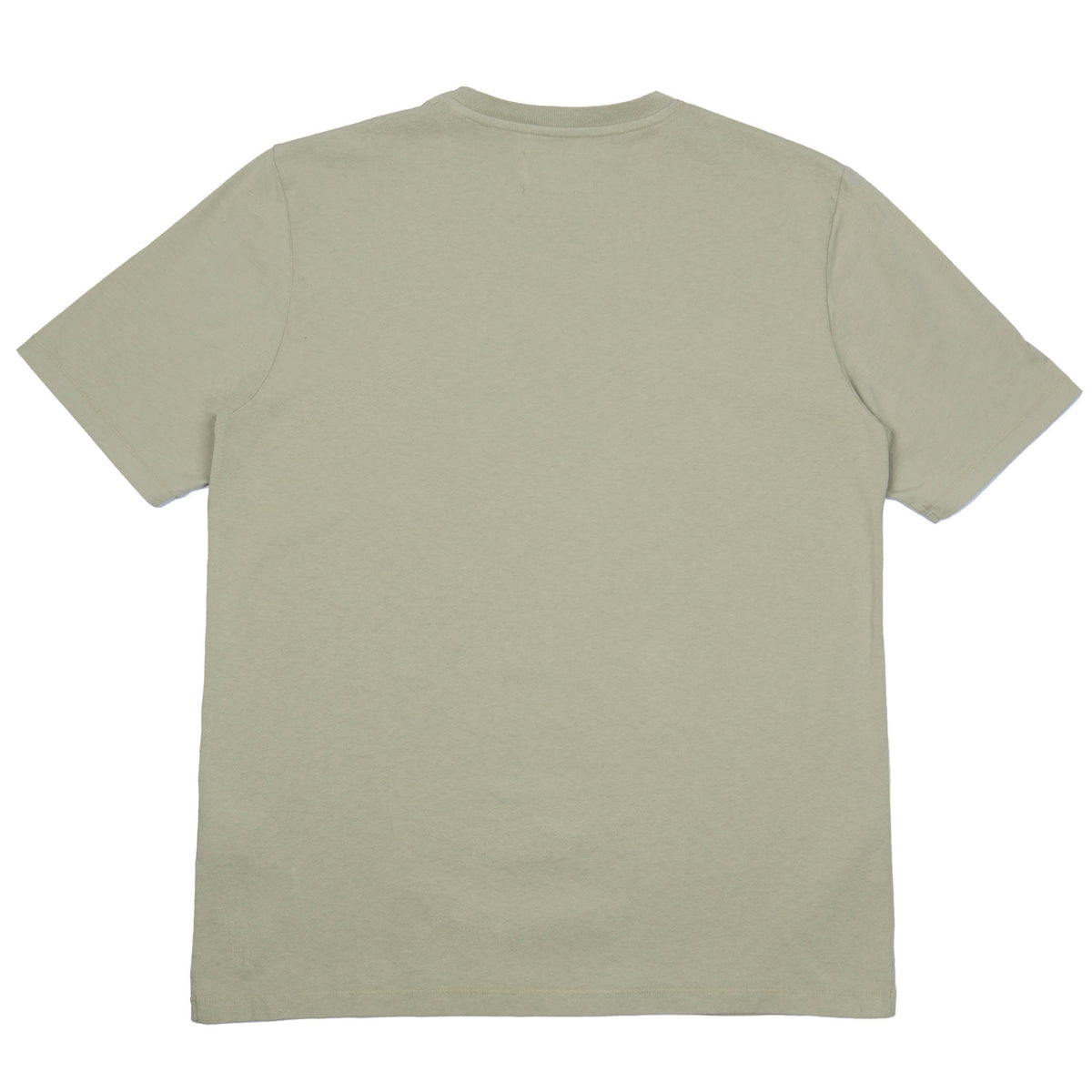 Folk Contrast Sleeve T-Shirt - Olive