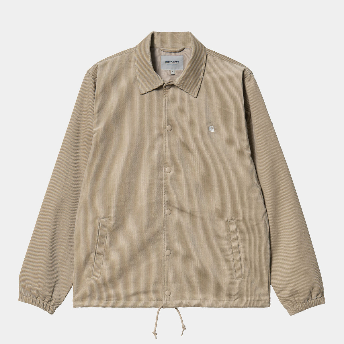 Carhartt WIP Corduroy Coach Jacket - Wall / Wax