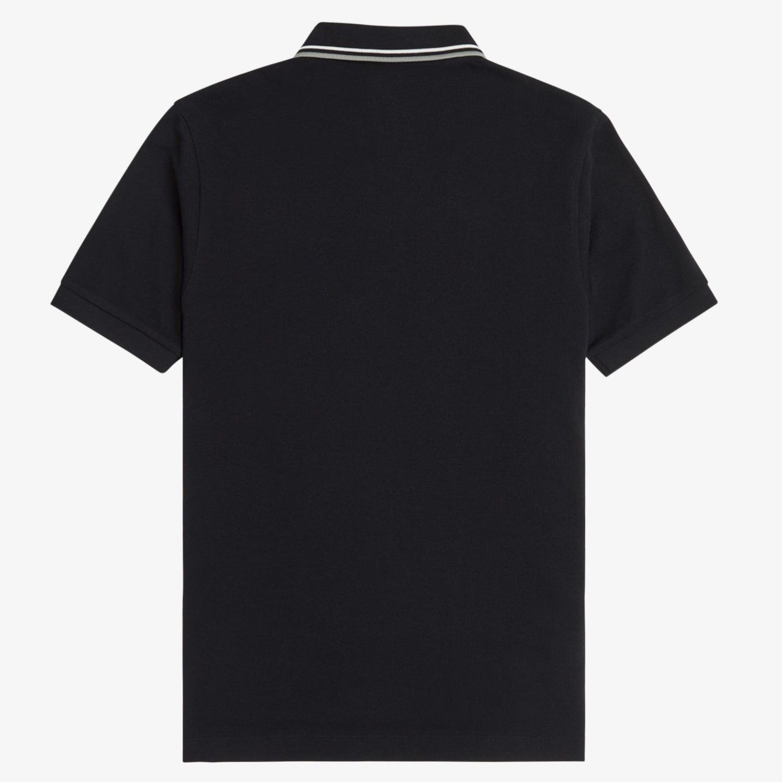 Fred Perry Tipped Placket Polo Shirt - Black