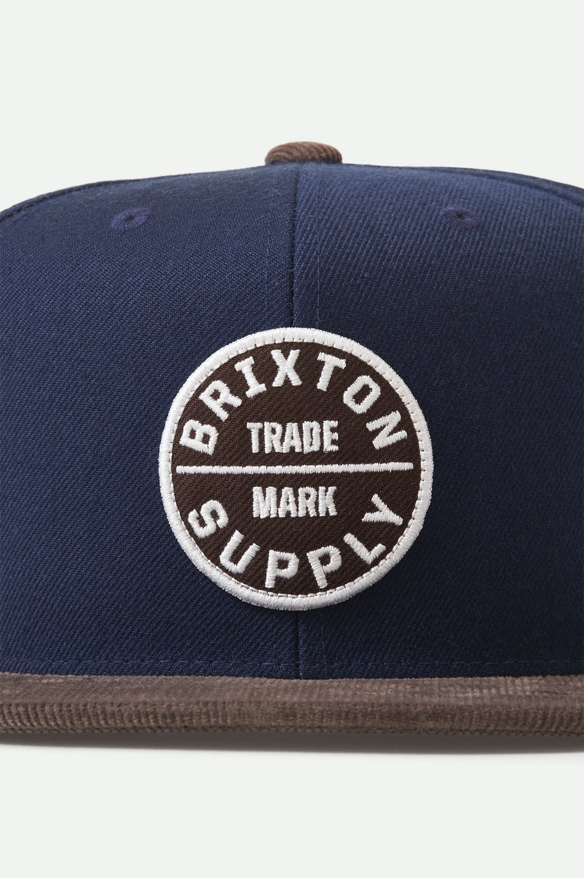 Brixton Oath III Snapback - Navy / Deep Brown