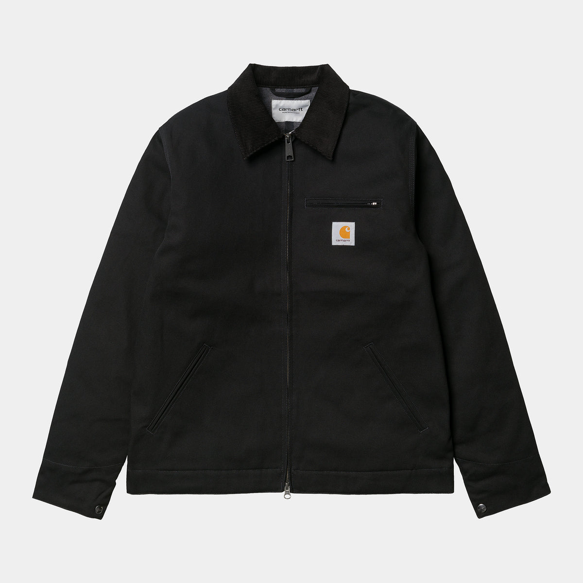 Carhartt WIP Detroit Jacket - Black / Black Rigid
