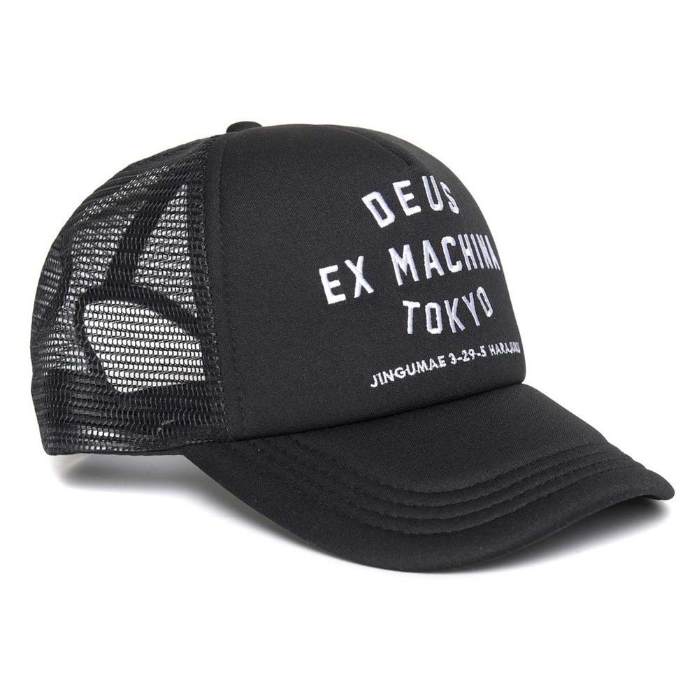Deus Ex Machina Tokyo Address Trucker - Black