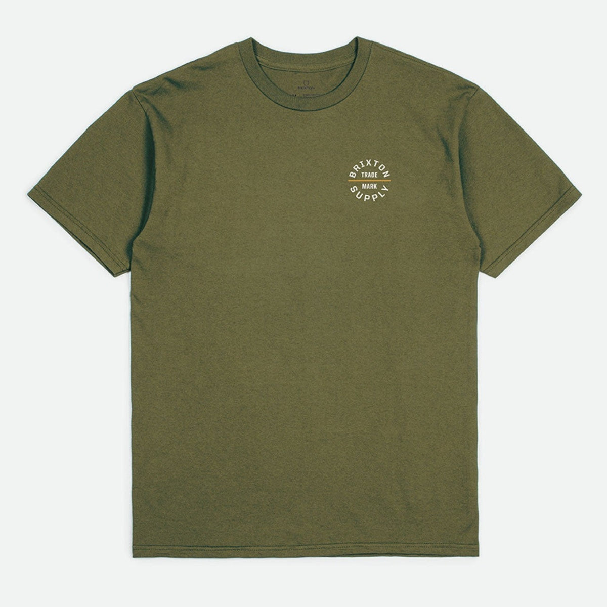 Brixton Oath V Tee - Military Olive