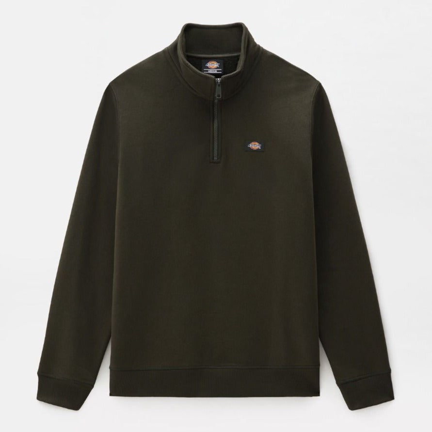 Dickies Oakport 1/4 Zip - Olive Green
