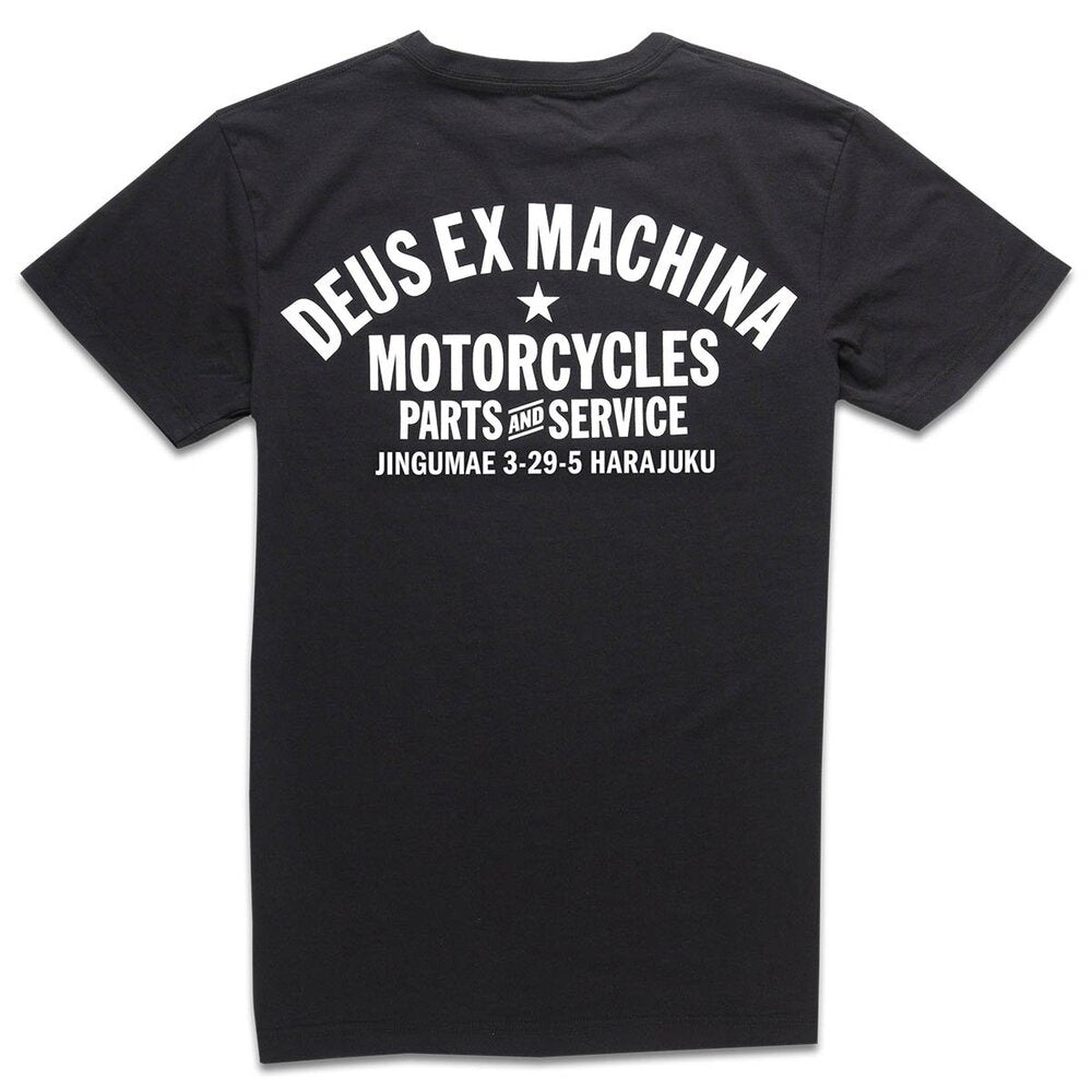 Deus Ex Machina Tokyo Address T-Shirt Black