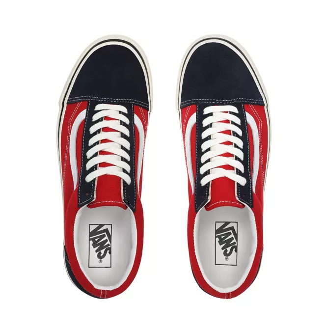 Van old skool 2024 dx white red