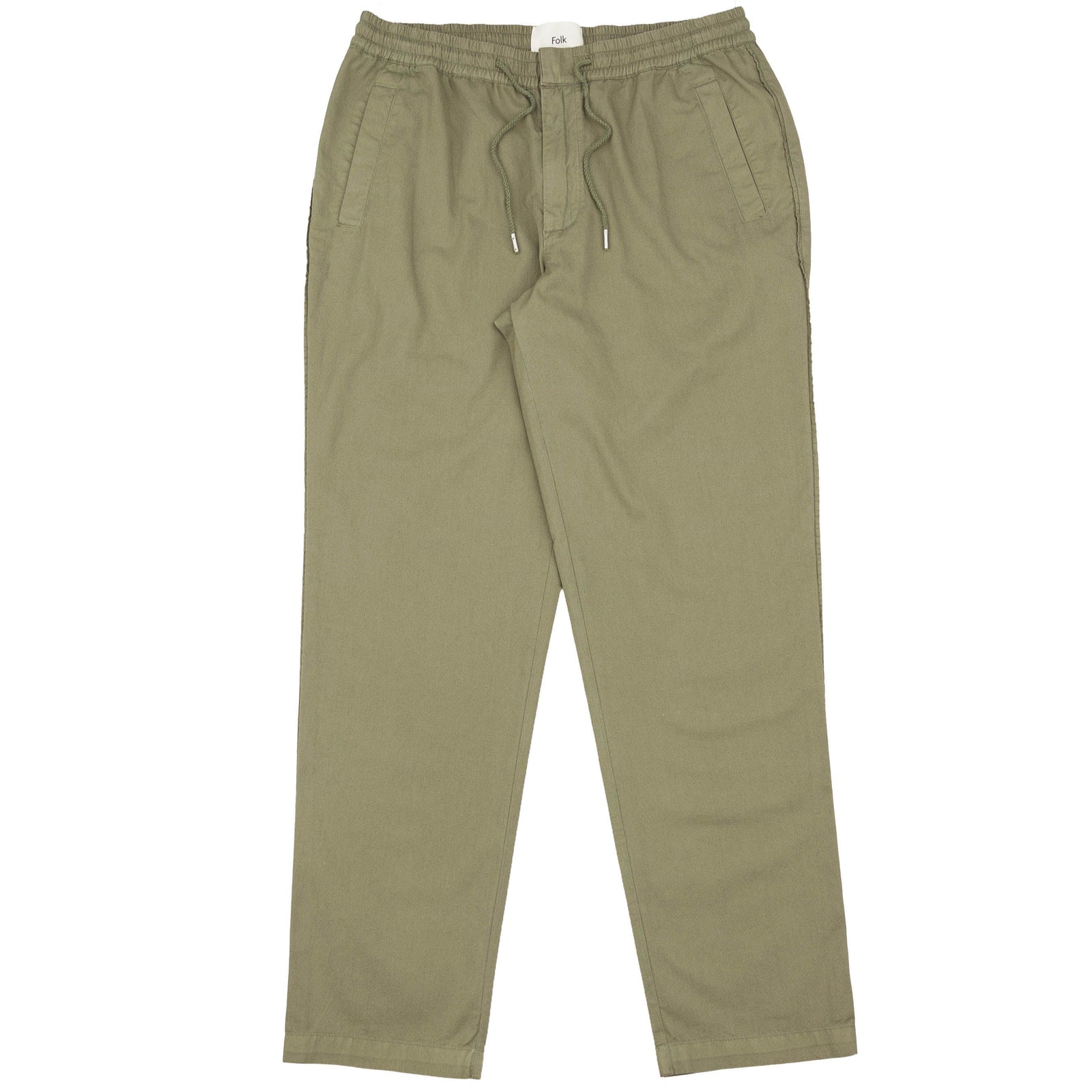 Folk Drawcord Assembly Pant - Olive