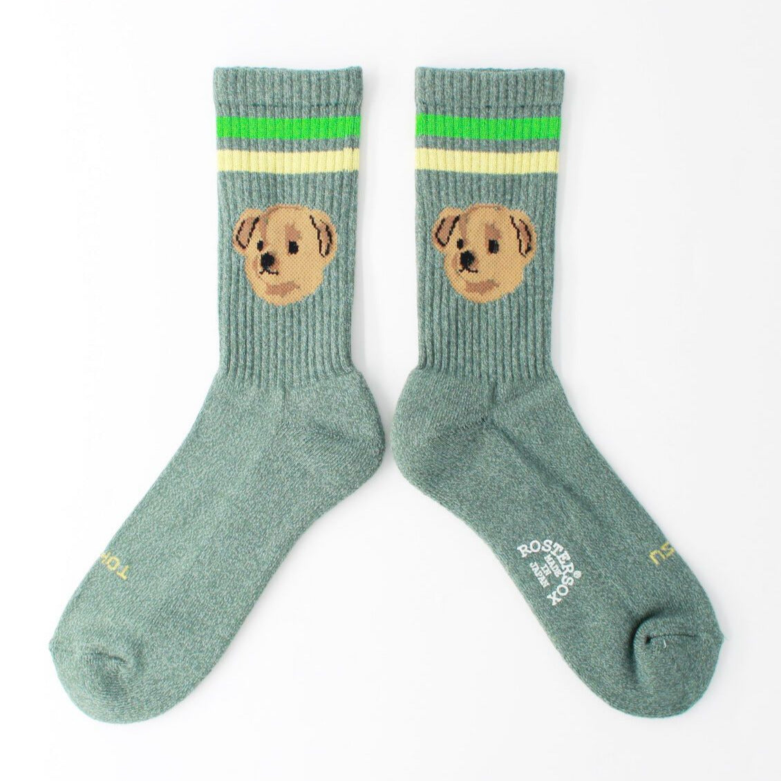 Rostersox Bear Moku Sock - Green