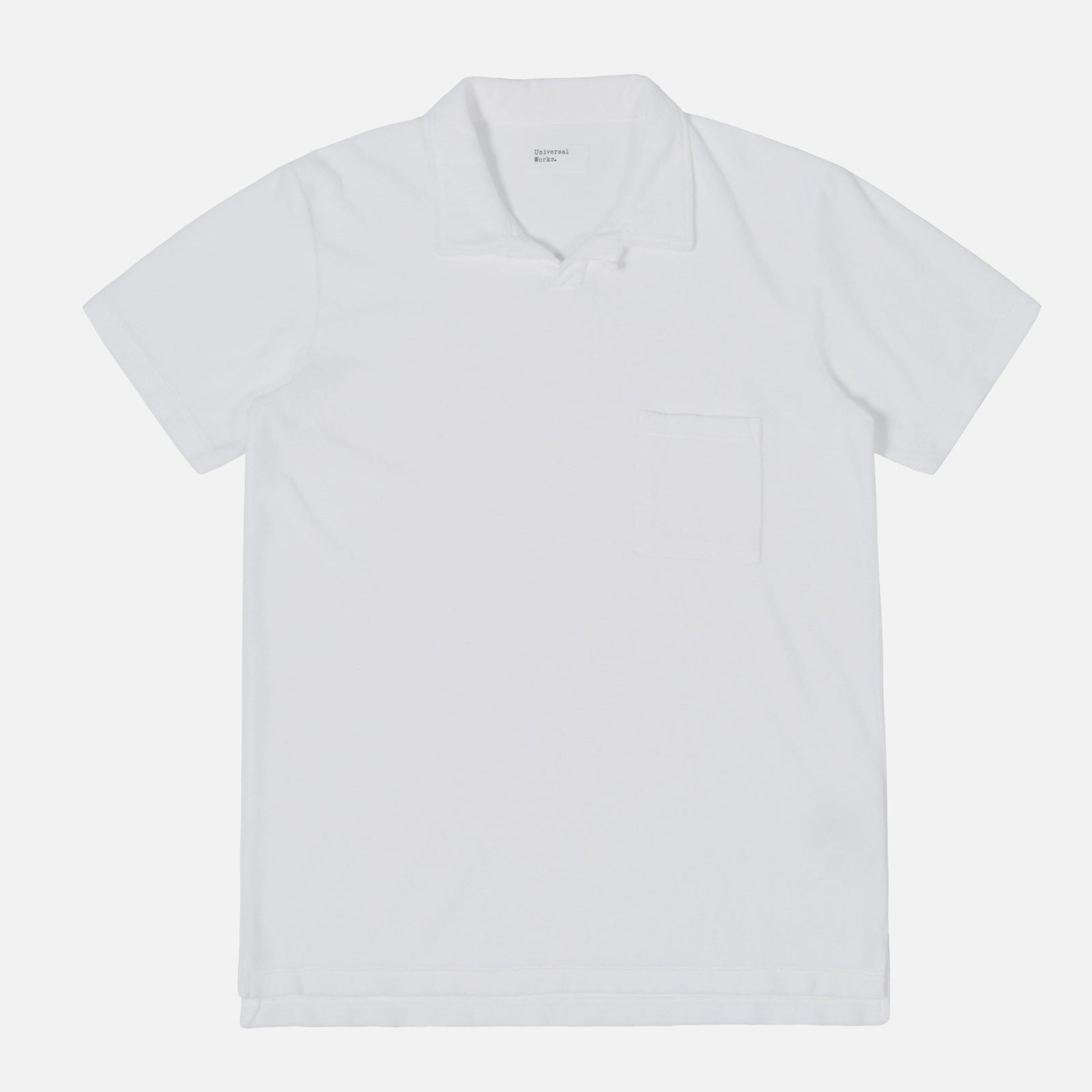 Universal Works Vacation Polo - Ecru Terry