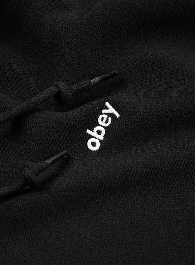 Obey Tab Hood - Black