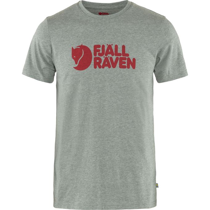 Fjallraven Logo T-Shirt - Grey Melange