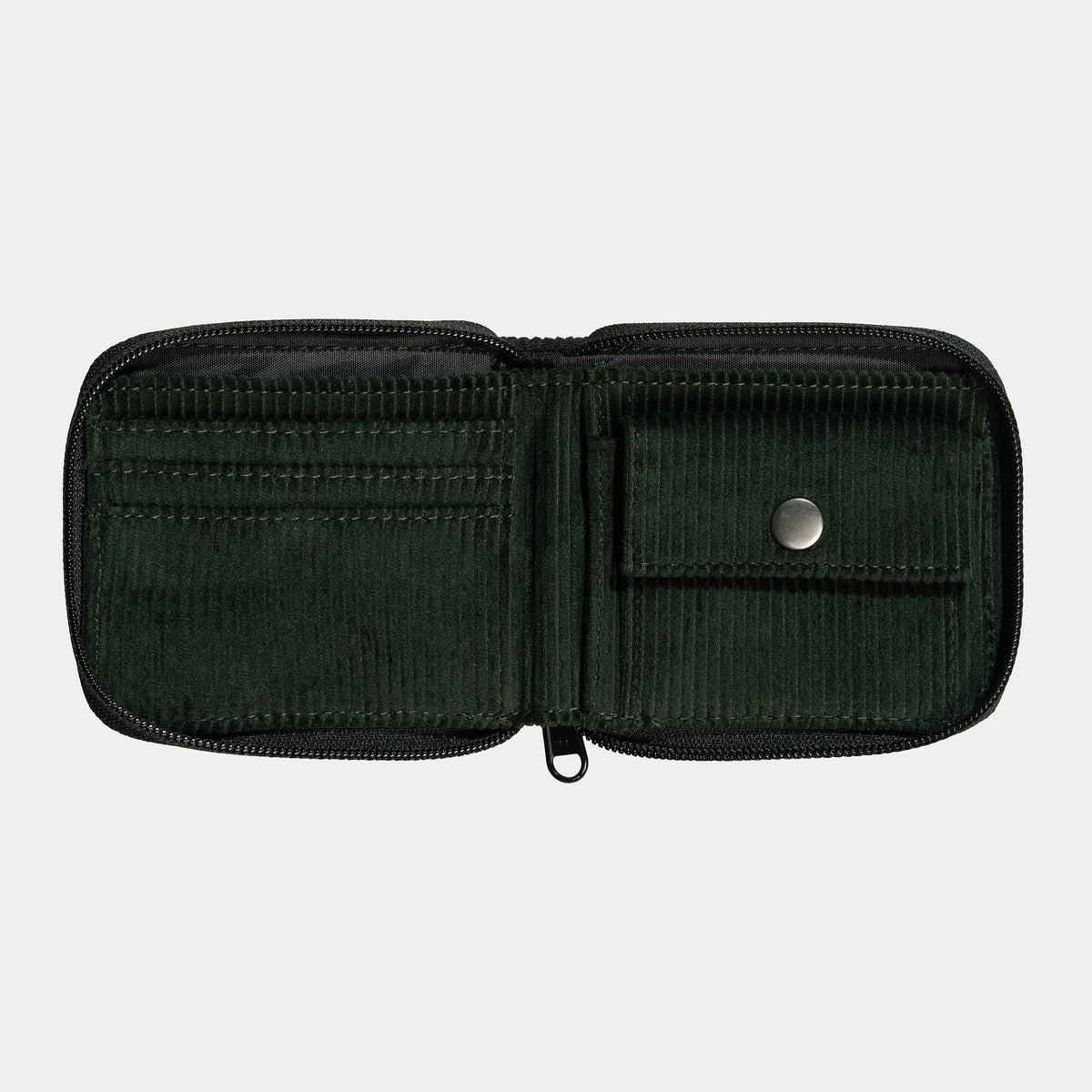 Carhartt WIP Flint Zip Wallet - Dark Cedar