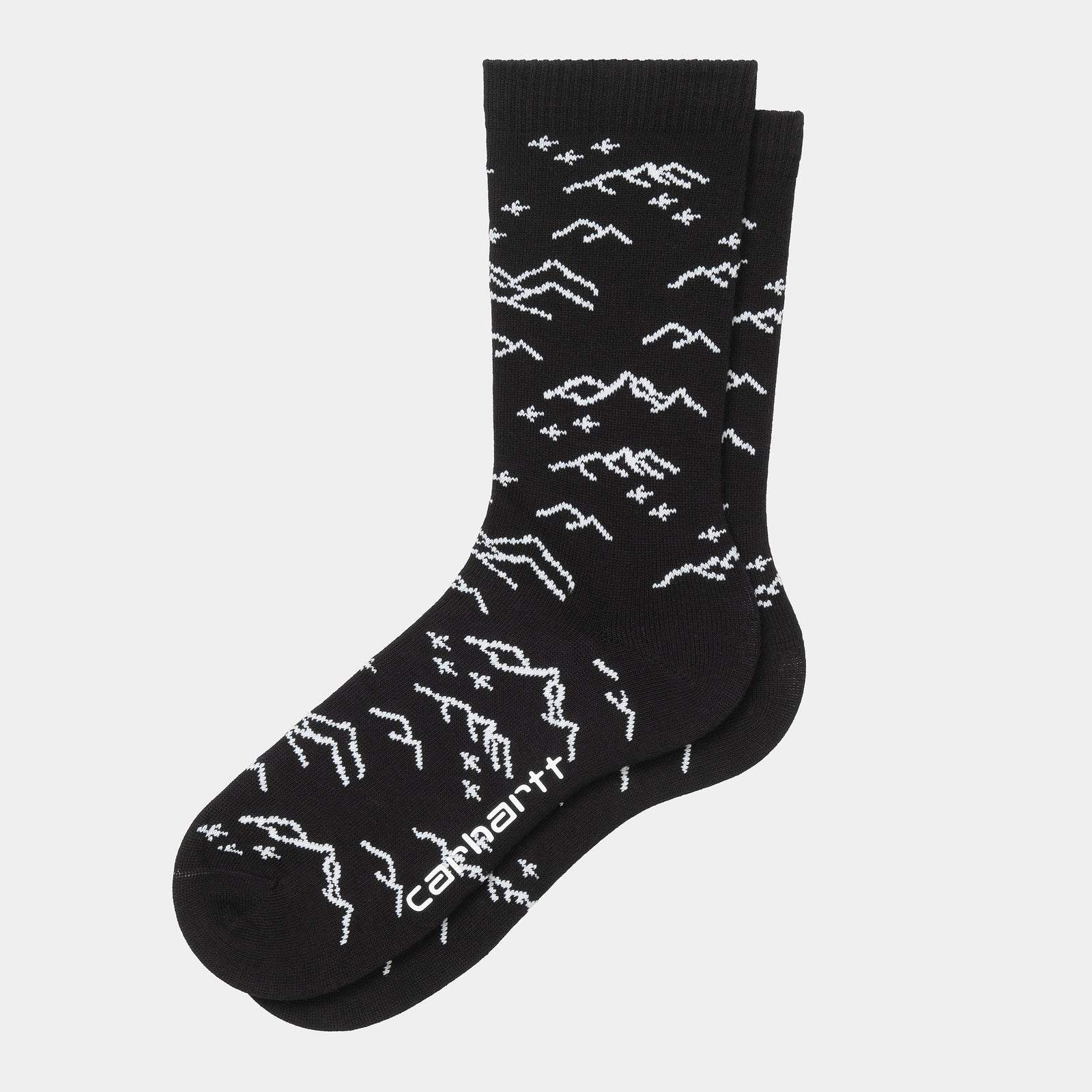 Carhartt WIP High Plains Socks - Black / White