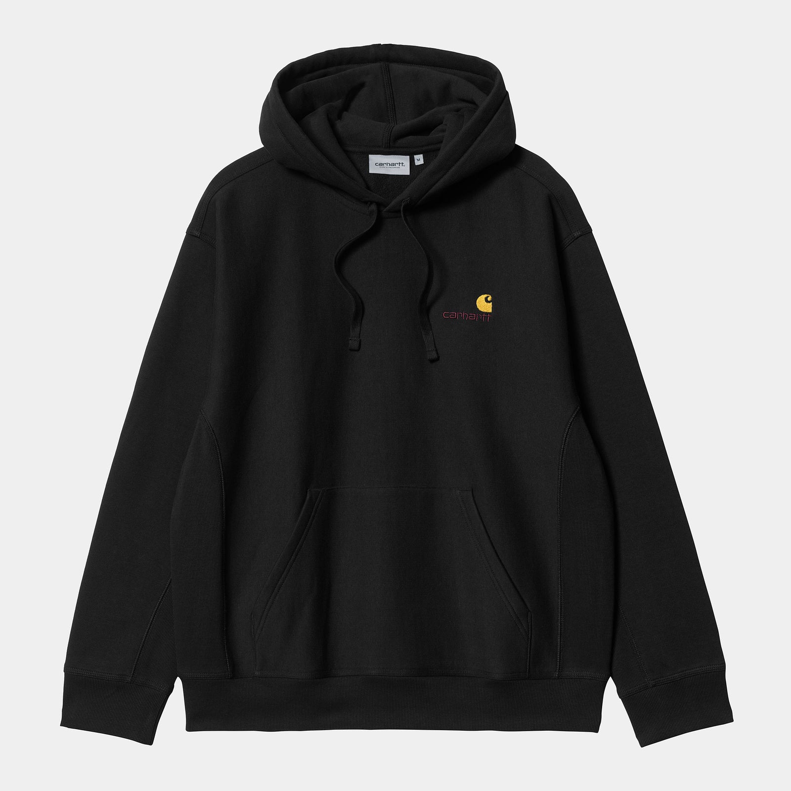 Carhartt WIP Hooded American Script - Black