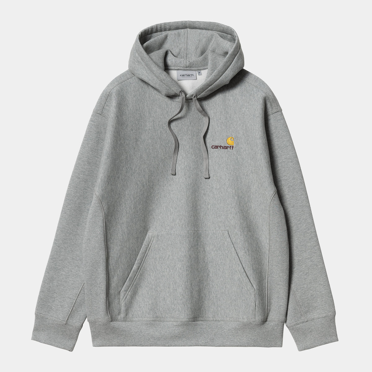 Carhartt WIP Hooded American Script Hood - Grey Heather