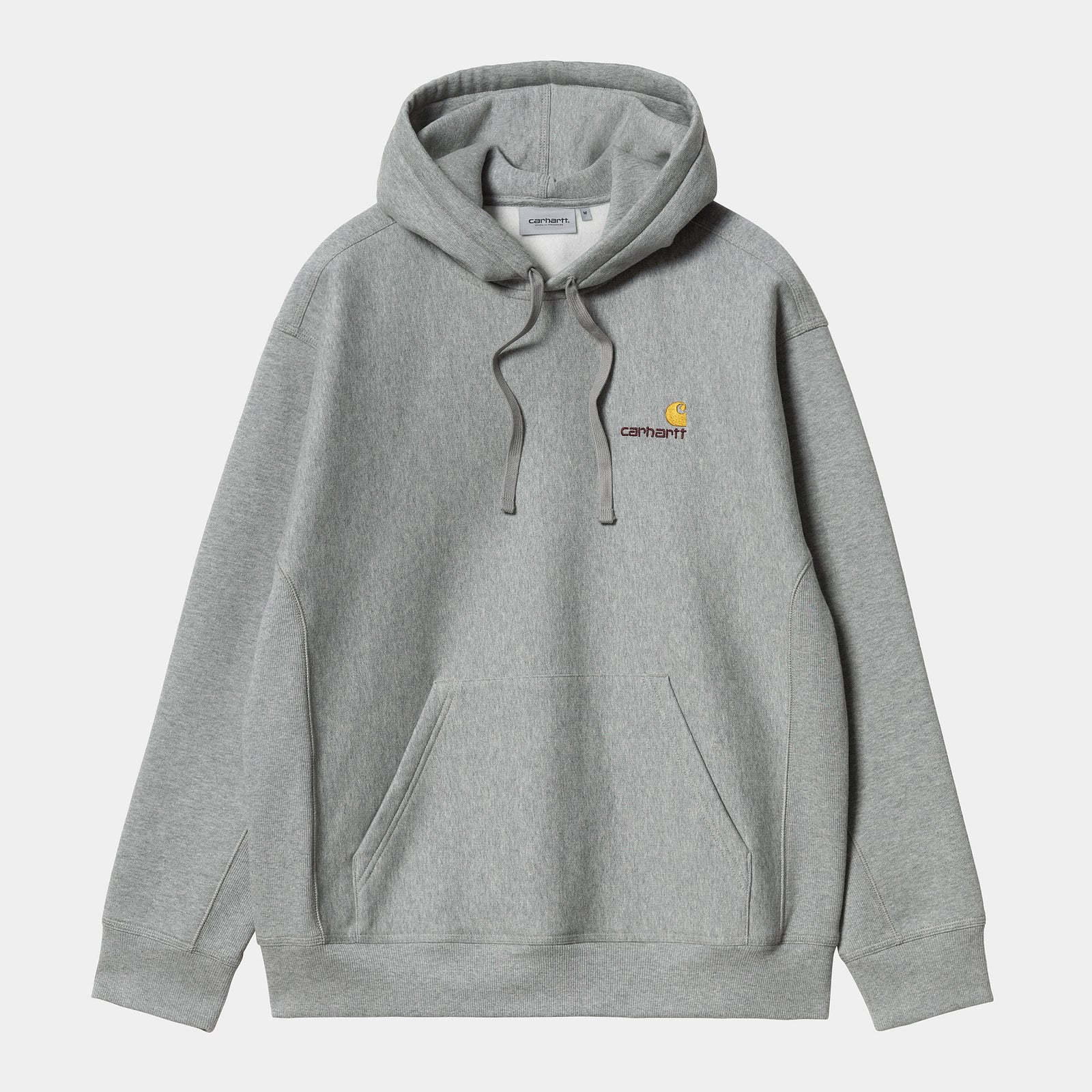 Carhartt WIP Hooded American Script Hood - Grey Heather