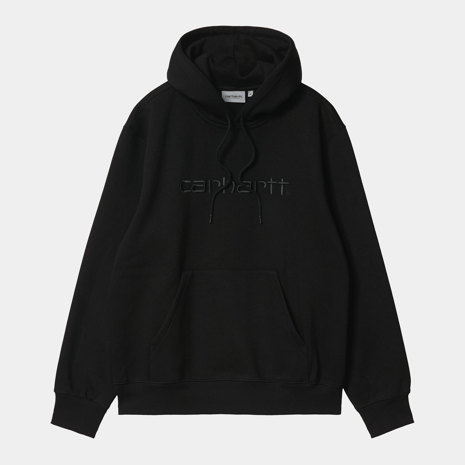 Carhartt WIP Hooded Carhartt Sweat - Black / Black