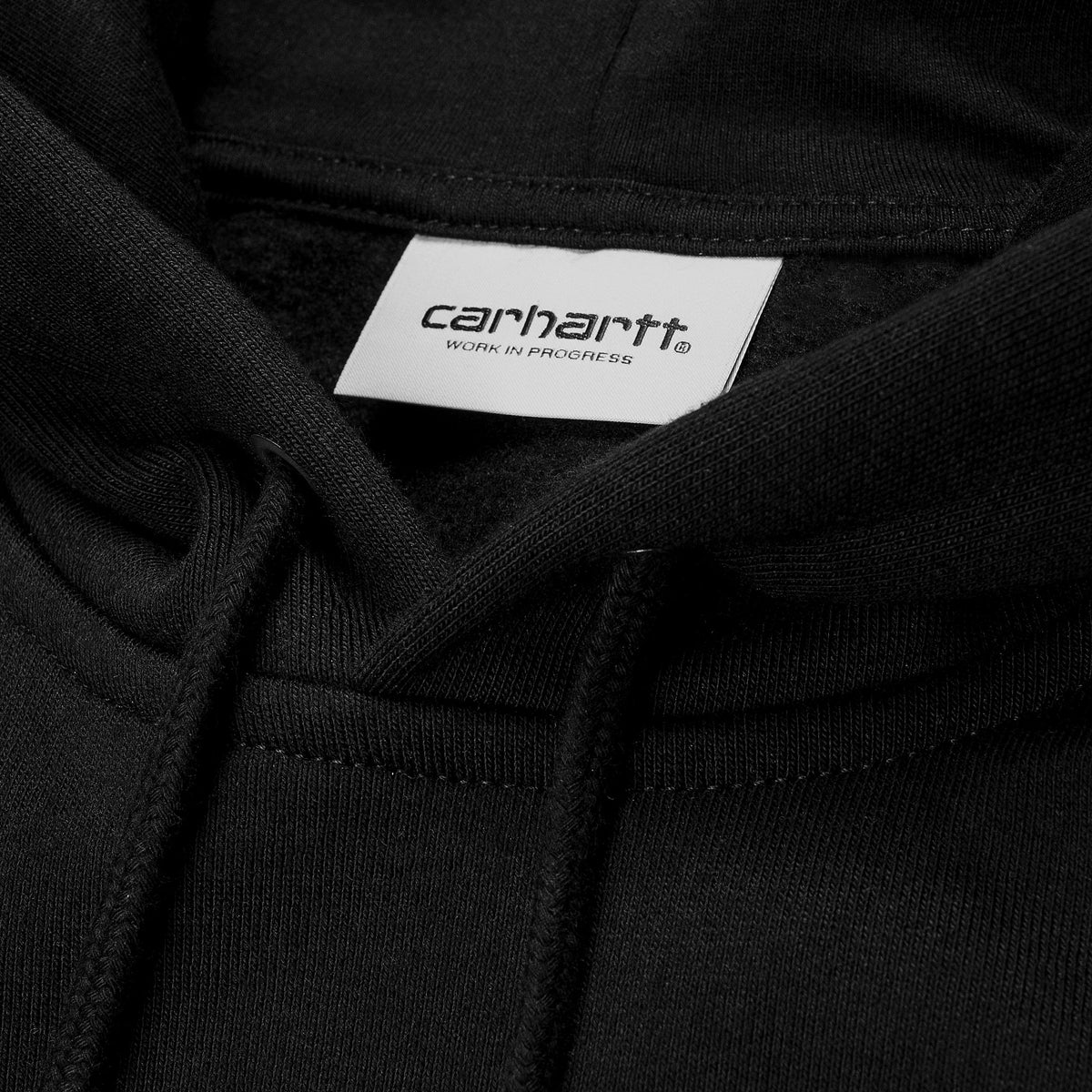 Carhartt WIP Hooded Chase Sweat - Black / Gold