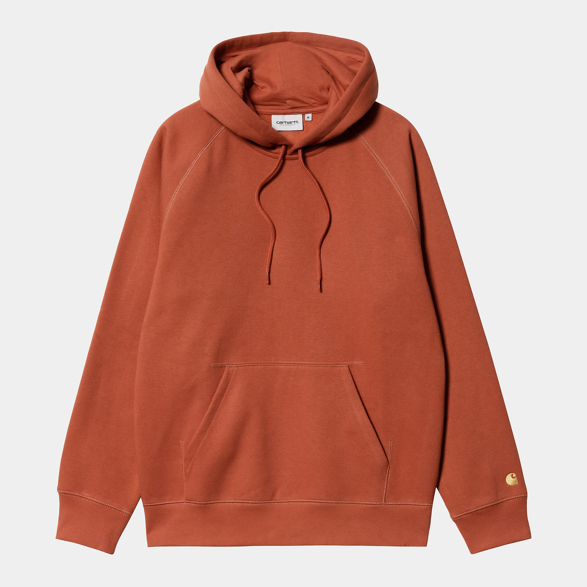 Carhartt WIP Hooded Chase Sweat - Phoenix / Gold