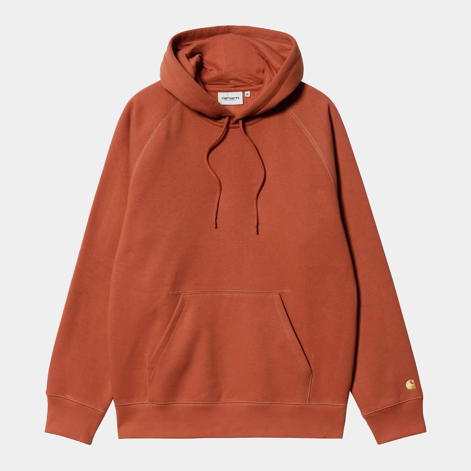 Carhartt WIP Hooded Chase Sweat - Phoenix / Gold