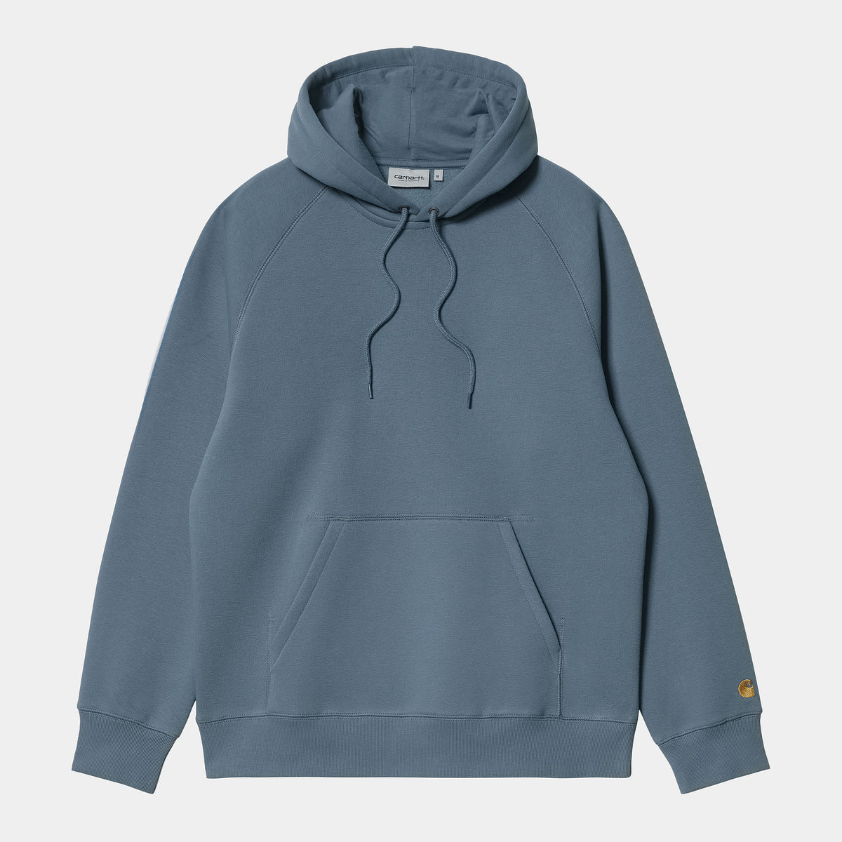 Carhartt WIP Hooded Chase Sweat - Storm Blue / Gold