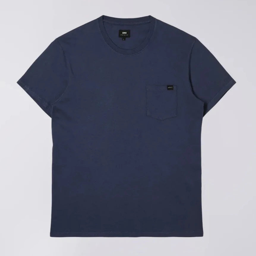 Edwin Pocket T-Shirt - Maritime Blue