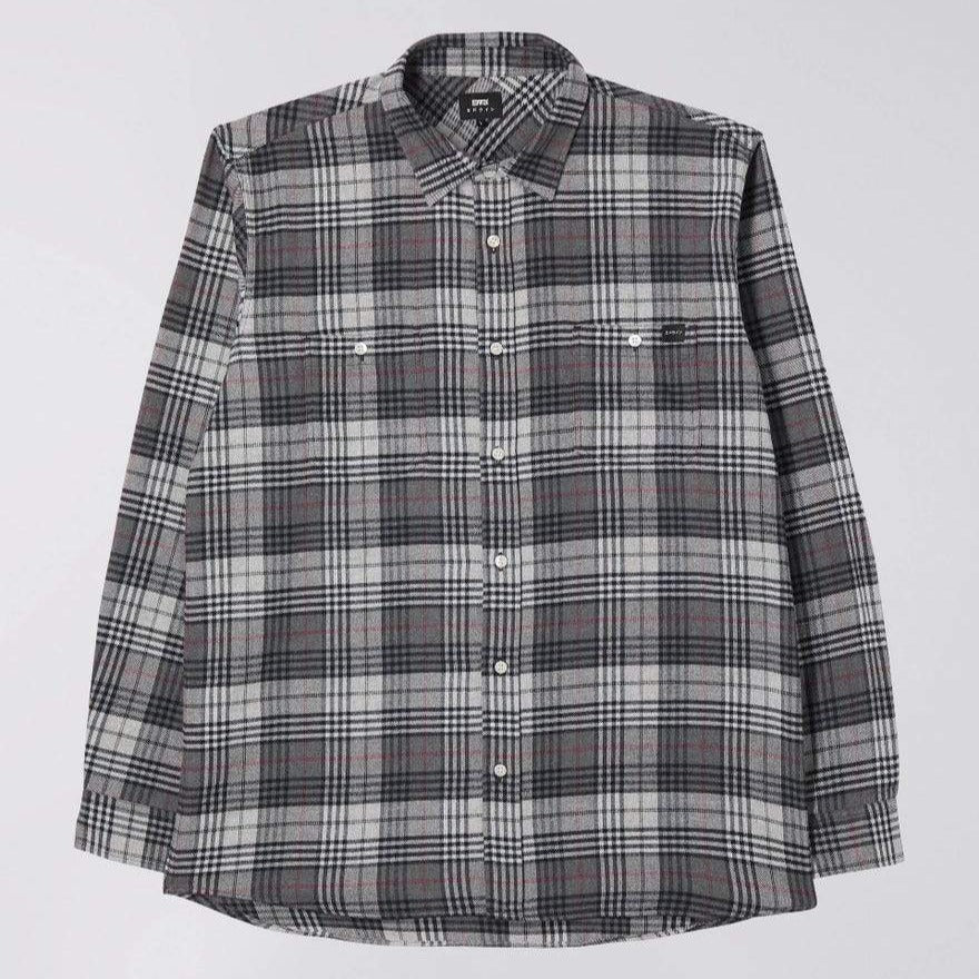 Edwin Labour Shirt Grey Mix