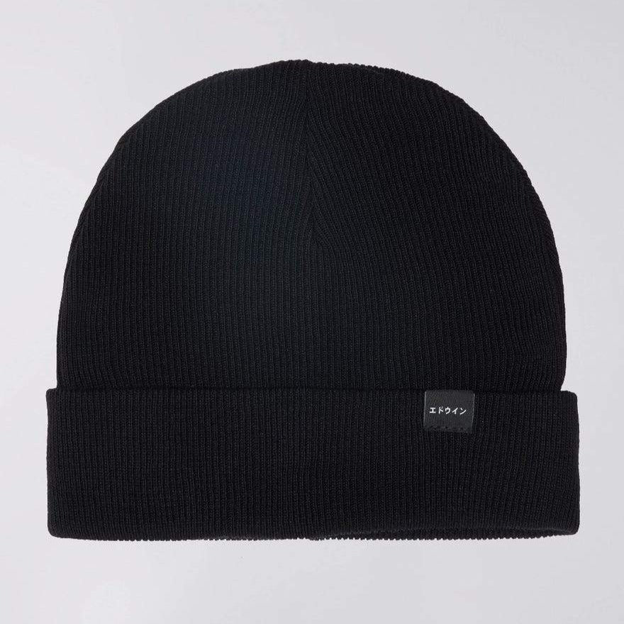 Edwin Watch Beanie Black